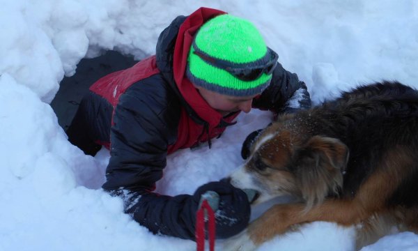 25.01.2015: Kreuzspitze - Hundelawinenübung